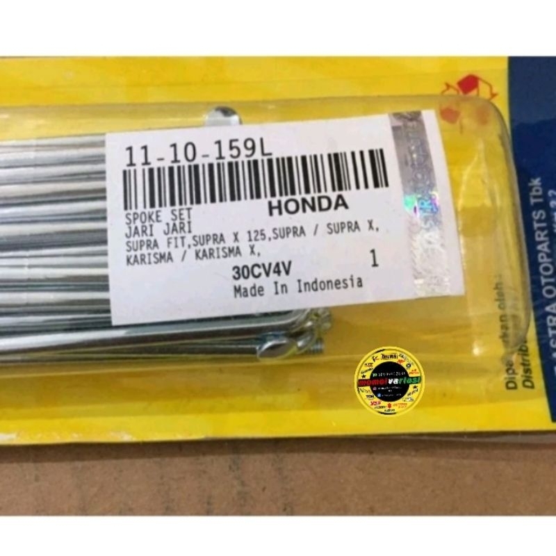 jari jari  ruji belakang ring 17 supra, supra x, grand, kharisma, aspira 159L