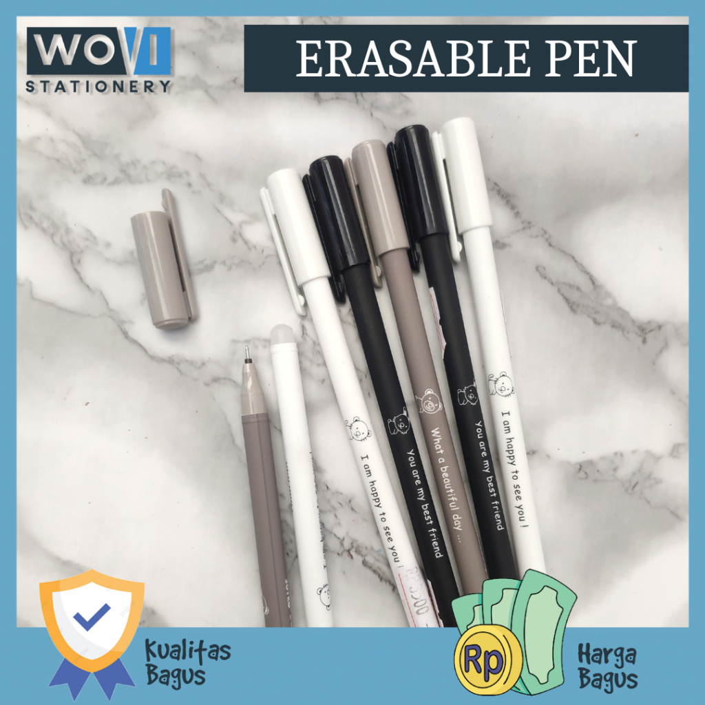 

[WOVI STATIONERY] Ballpoint Erasable GP-321 0.5 Joyko / Erasable Pen 0.5 GP-321 Joyko [PCS]