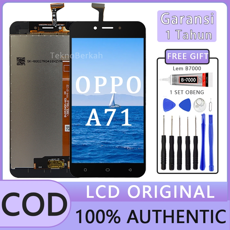 【ORIGINAL+OEM】LCD Oppo A71 ORIGINAL 100% FULL SET LAYAR HIGH ORI TOUCHSCREEN(Garansi 1 tahun)