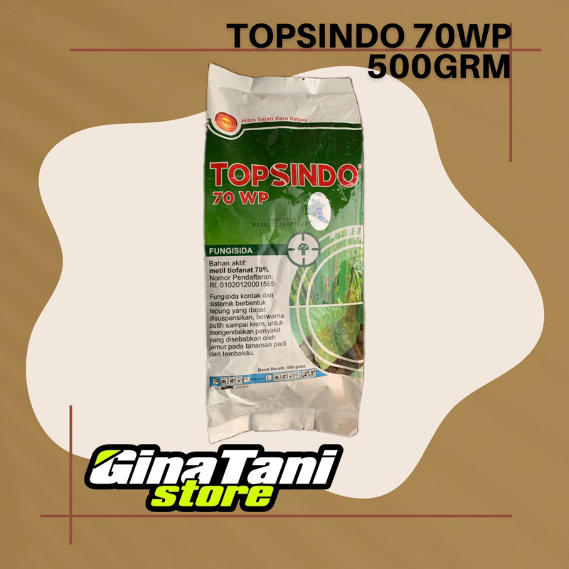 FUNGISIDA TOPSINDO 70 WP KEMASAN 500 GRAM