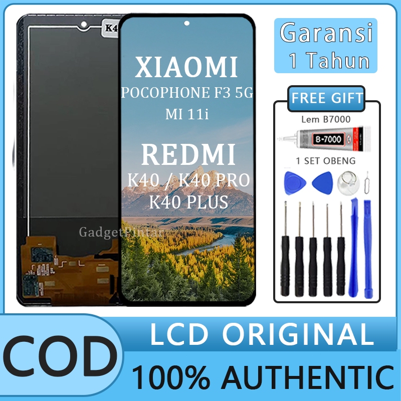 【ORIGINAL 100% 】LCD TOUCHSCREEN FULLSET POCOPHONE F3 5G K40/K40 PLUS(Garansi 1 tahun)