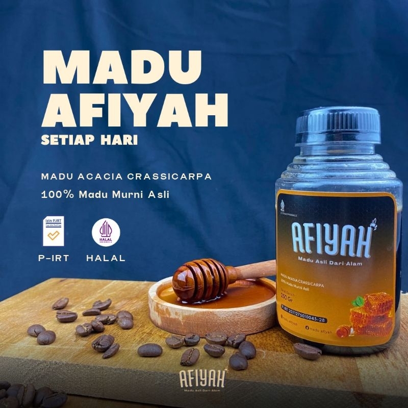 

Madu Akasia Carpa | Madu Afiyah [100% Madu Murni Asli] - Organic Product | 250 Gram