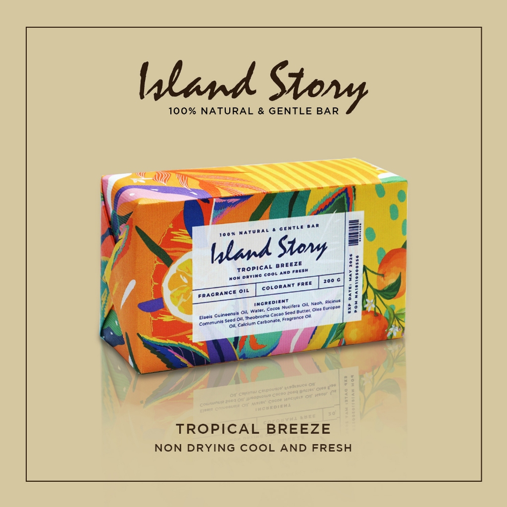 Island Story Tropical Breeze Soap 200 Gr