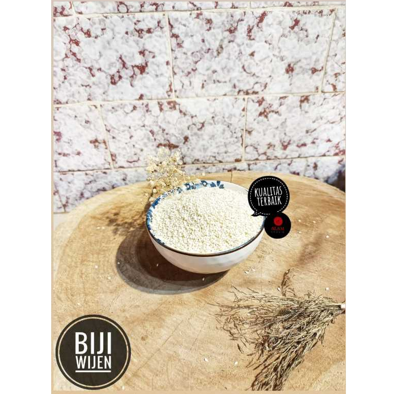 

Biji Wijen Putih Mentah 500g Kualitas Terbaik import White Sesame Seed