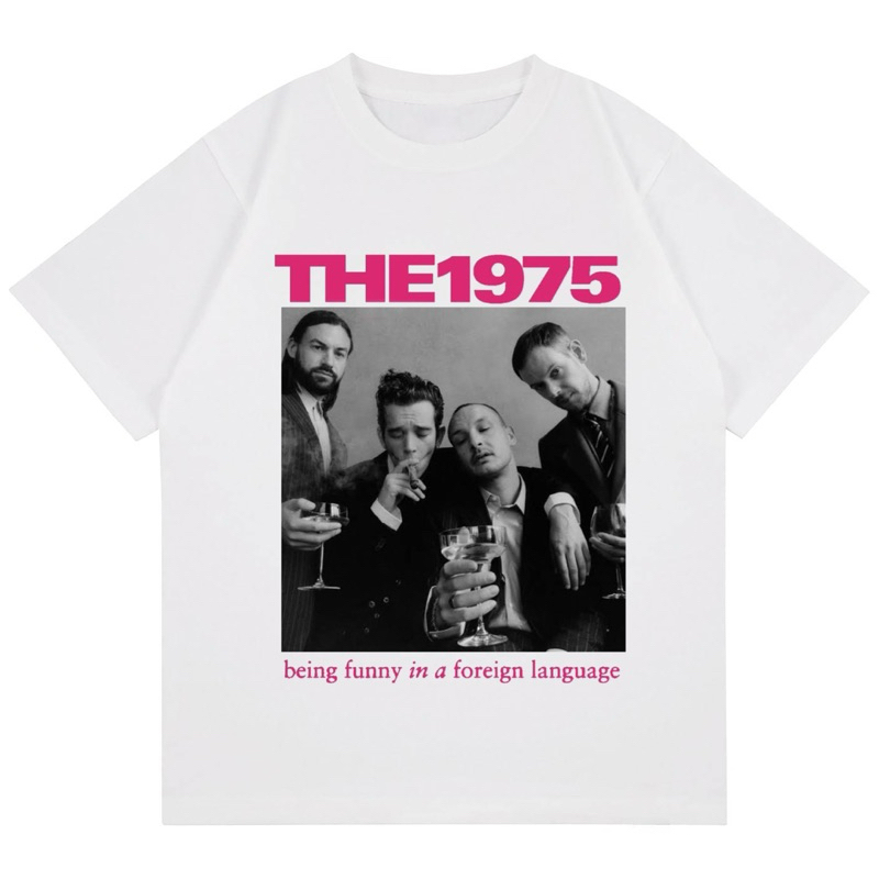 KAOS BAJU BAND THE 1975 “BEING FUNNY” | T-SHIRT BAND VINTAGE THE 1975 | KAOS BAJU DISTRO PREMIUM