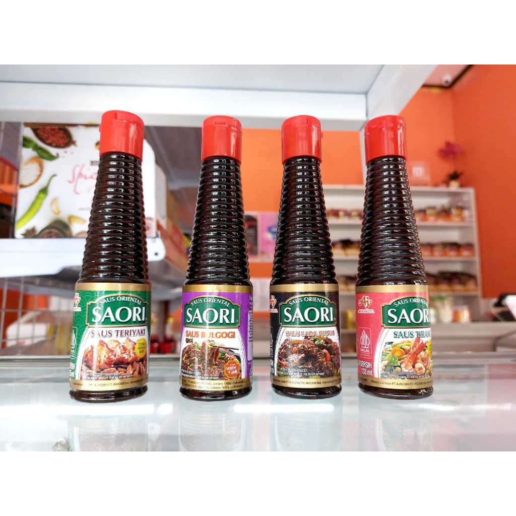 

SAORI SAOS TIRAM SAOS TERIYAKI SAOS LADA HITAM SAOS BULGOGI 135ML