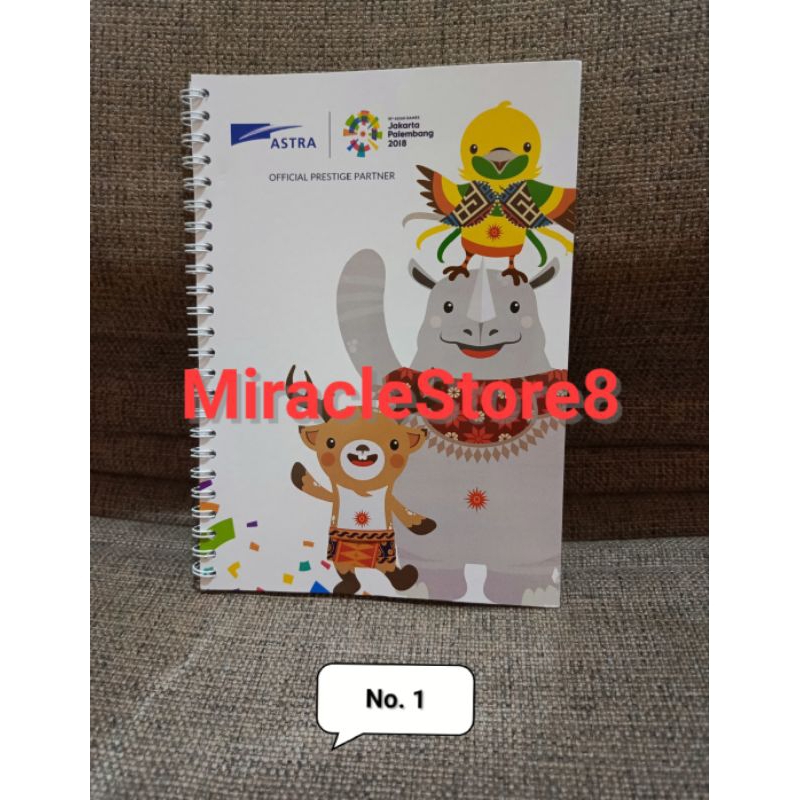 

Notebook/ Book Notes Asean Games 2018 Mutiara ACA-Pacific Staedtler
