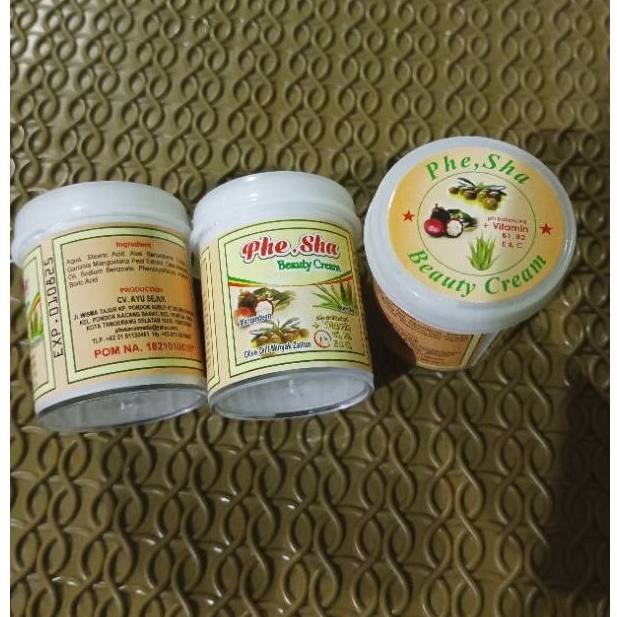 Phe Sha Beauty Cream Pencerah Alami