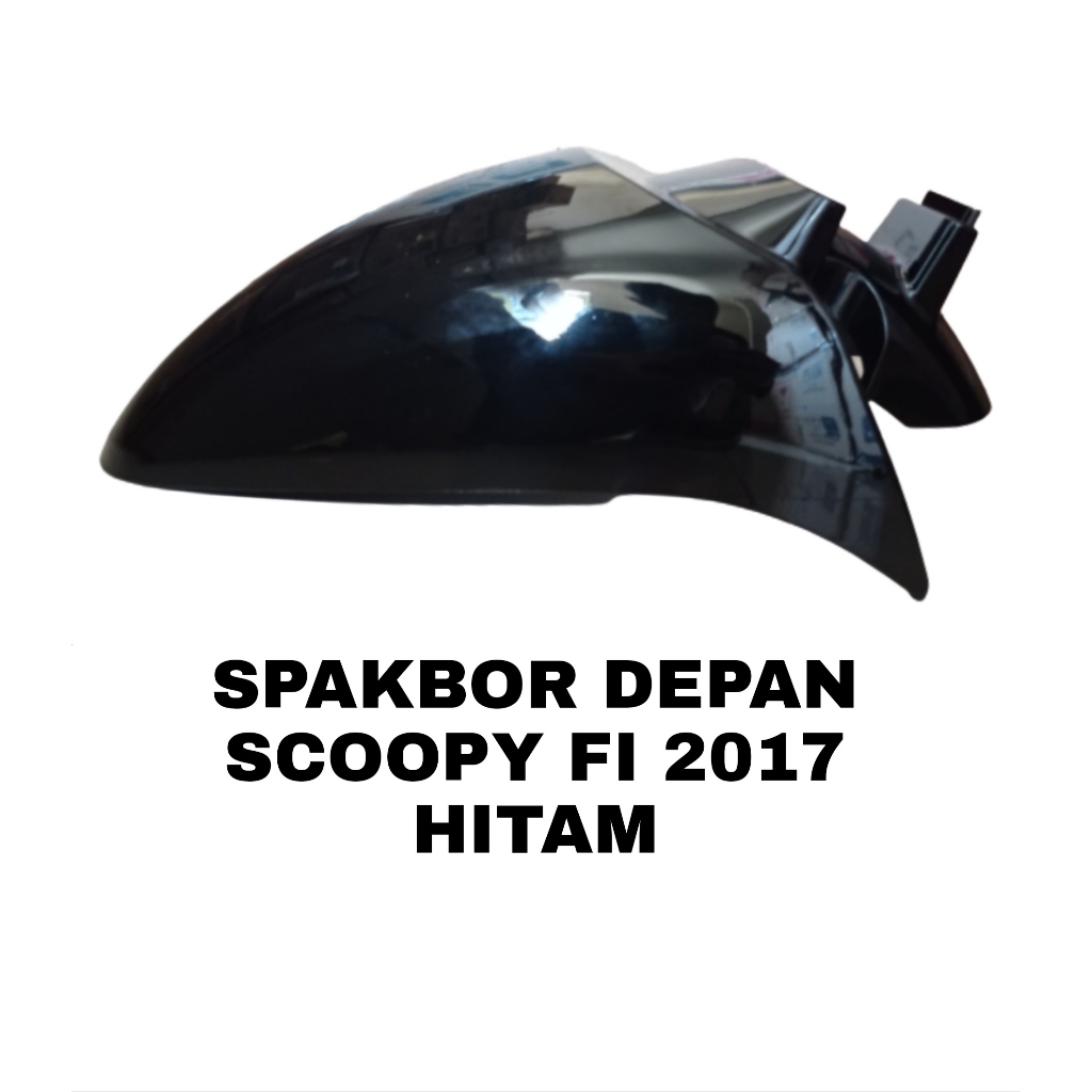 BODY DEPAN SCOOPY FI ESP 2017 HITAM / BODY HALUS BAGIAN DEPAN SCOOPY FI ESP 2017 - 2019 HITAM