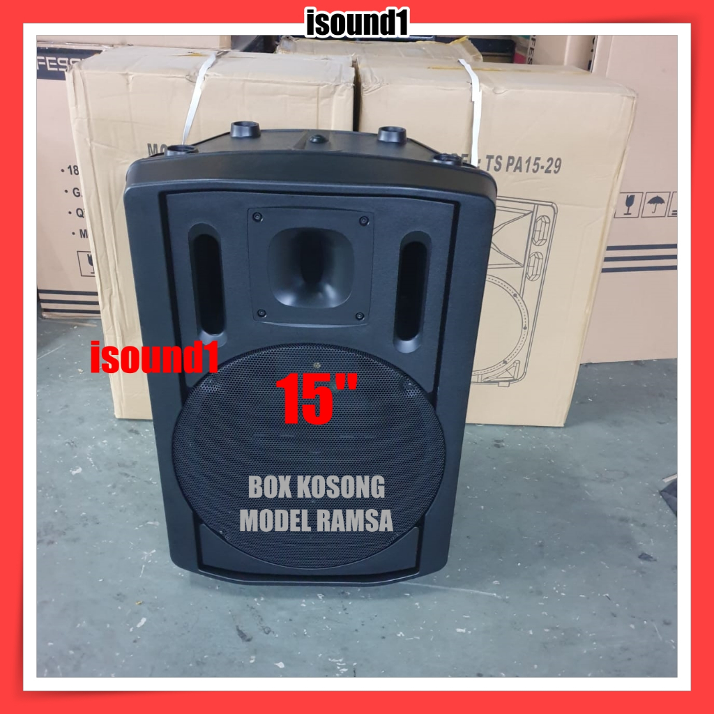 Box Kosong Speaker Fiber Plastik 15 inch 15in model RAMSA Import
