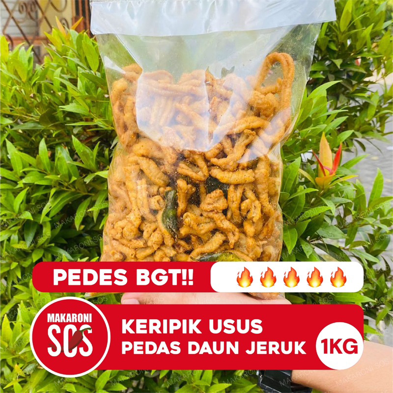 

USUS CRISPY 1KG PEDES DAUN JERUK PEDAS VIRAL TERMURAH 1KG