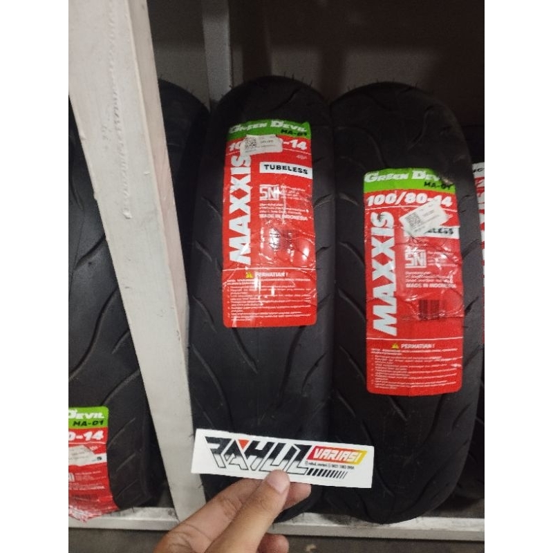 BAN MAXXIS GREENDEVIL  UK 100/80 RING 14