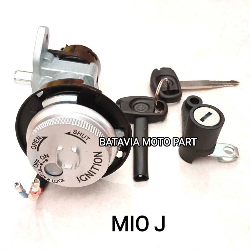 KUNCI KONTAK SET KUNCI JOK MOTOR YAMAHA MIO J MIO GT 115 KUNCI KONTAK ASSY MIO J MIO GT 115