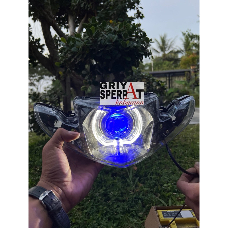 LAMPU DEPAN  LED VEGA R NEW BILED