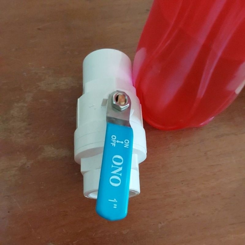 * ONO - BALL VALVE PVC GAGANG BESI / STOP KRAN 3/4", 1"