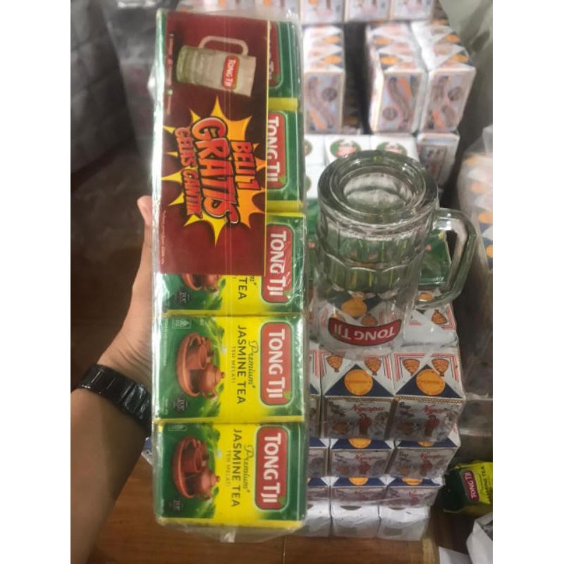 

Teh tongjie premium 1slop 10 pcs 40gr+gelas