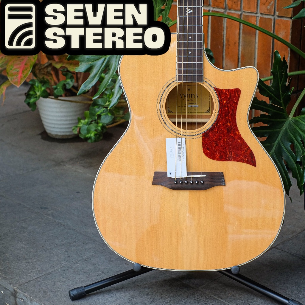 Vynn's GA02 GA 02 CE-SP Solid Spruce Top Acoustic Electric Guitar Vynns