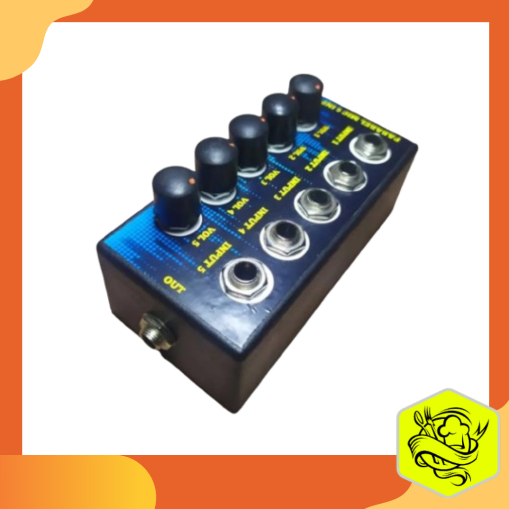 PARAREL MIC 5 INPUT-BLACK/BLUE