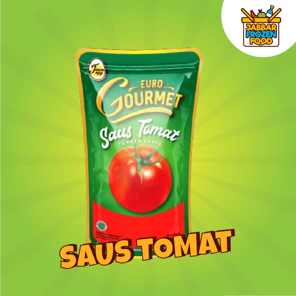 

Saus tomat Euro Gourmet 1kg Saus Bumbu