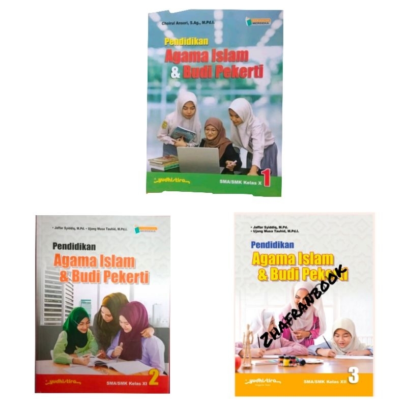 Buku Pendidikan Agama Islam dan Budi Pekerti SMA kelas 10, 11 dan 12 Kurikulum Merdeka Yudhistira