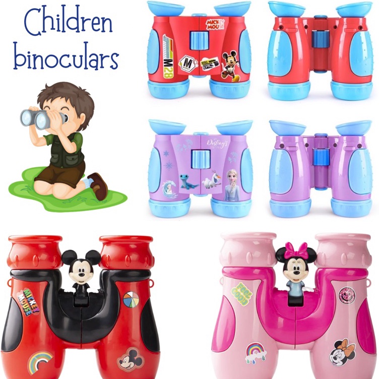 Pasti Murah disney mickey mouse frozen binocular mainan teropong anak