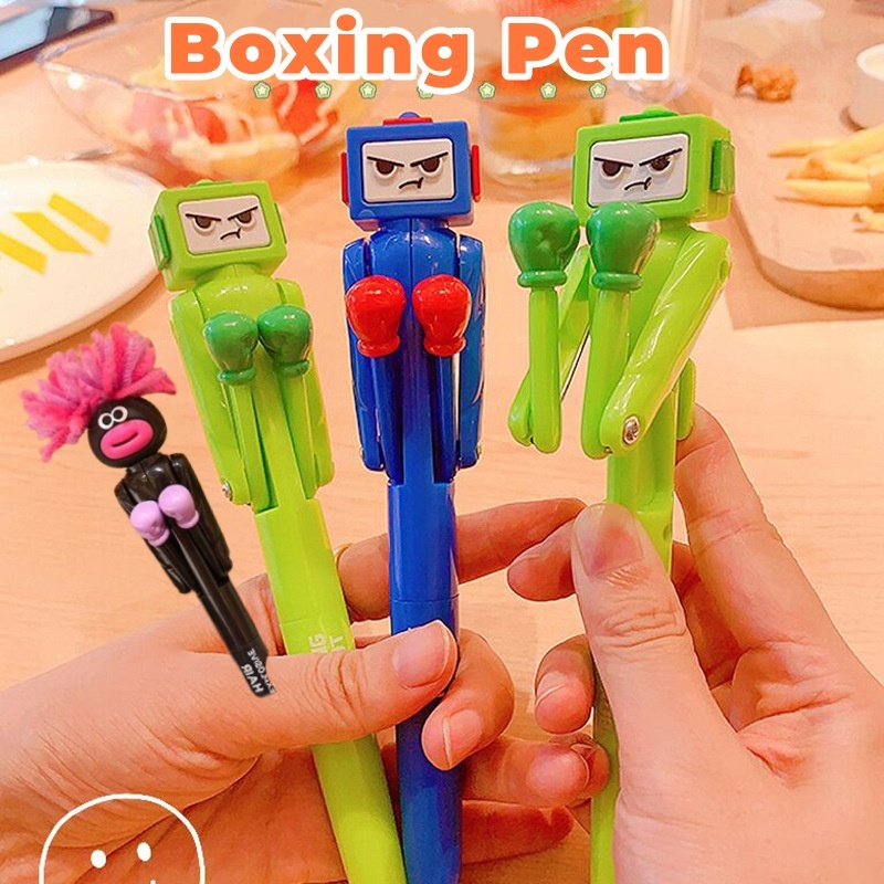 

BoxingPunchPenPulpen dekompresi yang kreatif, lucu dan menyenangkan, pena gel, pena tulis khusus untuk siswa sekolah dasar dan menengah