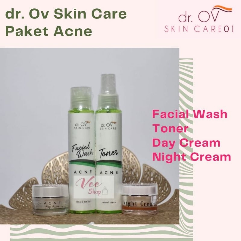 Cream Whitenig dr. OV Skin Care BPOM Paket Acne, Original 100%, Ready