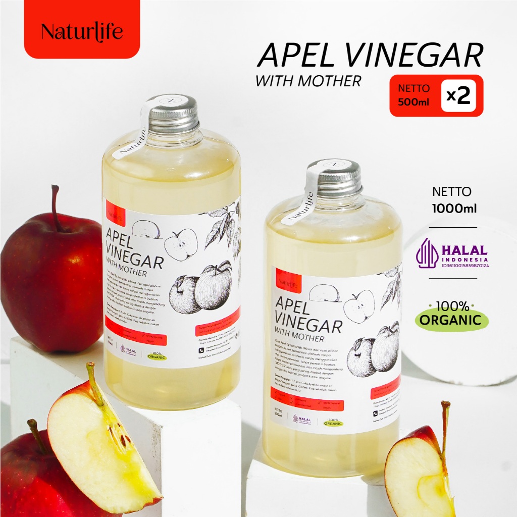

CUKA APEL ORIGINAL ORGANIK 1000ML CUKA APEL ORIGINAL ORGANIK 250ML WITH MOTHER NATURLIFE / APPLE CIDER VINEGAR / CUKA SARI APEL ORIGINAL UNTUK DIET KESEHATAN DETOX DETOKS / CUKA APPLE / BRAGG ORIGINAL ASLI CUKA APEL NUTRIFARM ORIGINAL DARI BUMI NUTRIFARM
