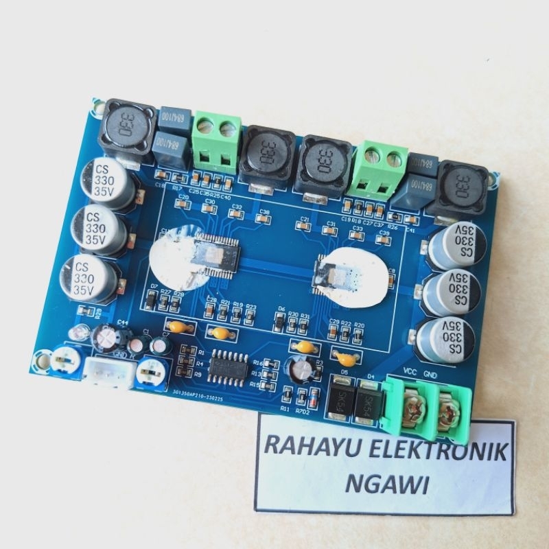 XH-M569 Kit Amplifier TPA3116D2 2 X 150W TANPA POTENSIO XH M569