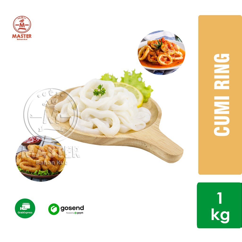 

Cumi Ring 1kg Calamari Frozen [KHUSUS INSTANT]