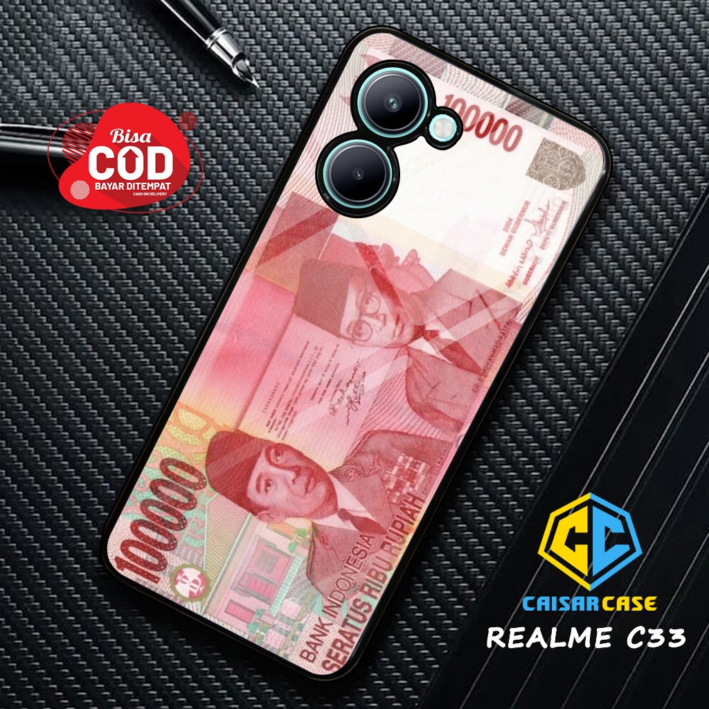 Case REALME C33 Case Hp REALME C33 Kaisarcase Motif [ UANG ] Casing Hp Aesthetic Kesing Hp Karakter 