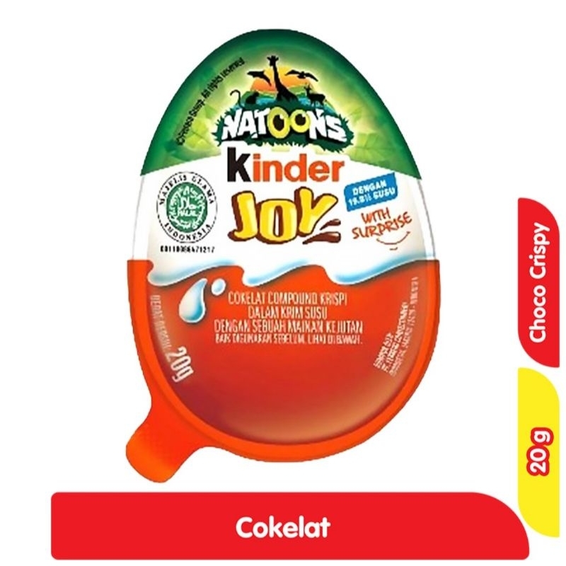 KINDER JOY Chocolate Crispy Natoons 20g