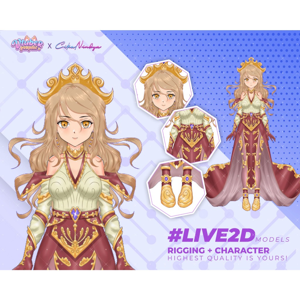VTuber Live2D Model: Solusi Cerdas untuk Live Streaming yang Sukses, Avatar Virtual untuk Streaming,