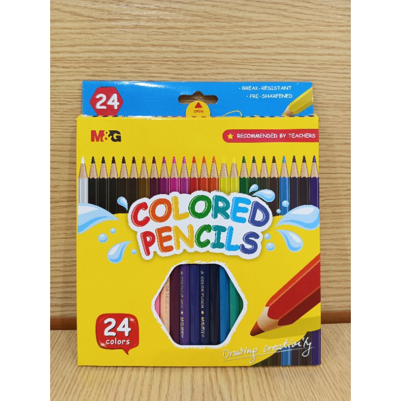 

pensil warna colored pencils M&G isi 12,24,36,48 warna