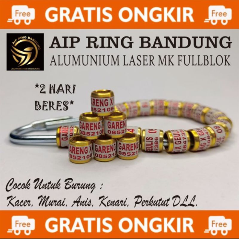RING BURUNG LASER MK FULL BLOK