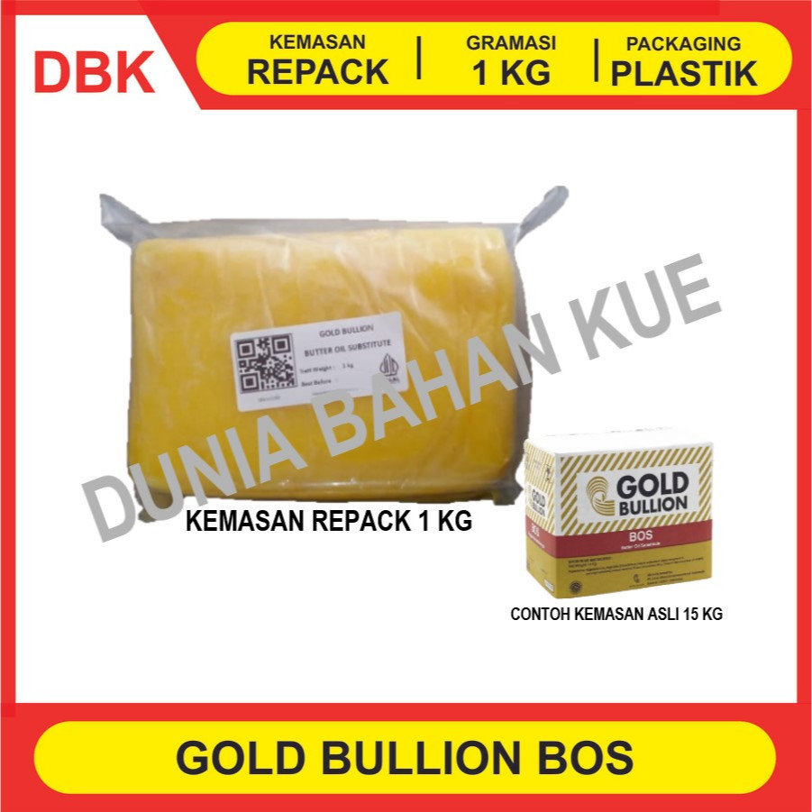 

GOLD BULLION BOS / BUTTER OIL SUBTITUTE REPACK 1 KG