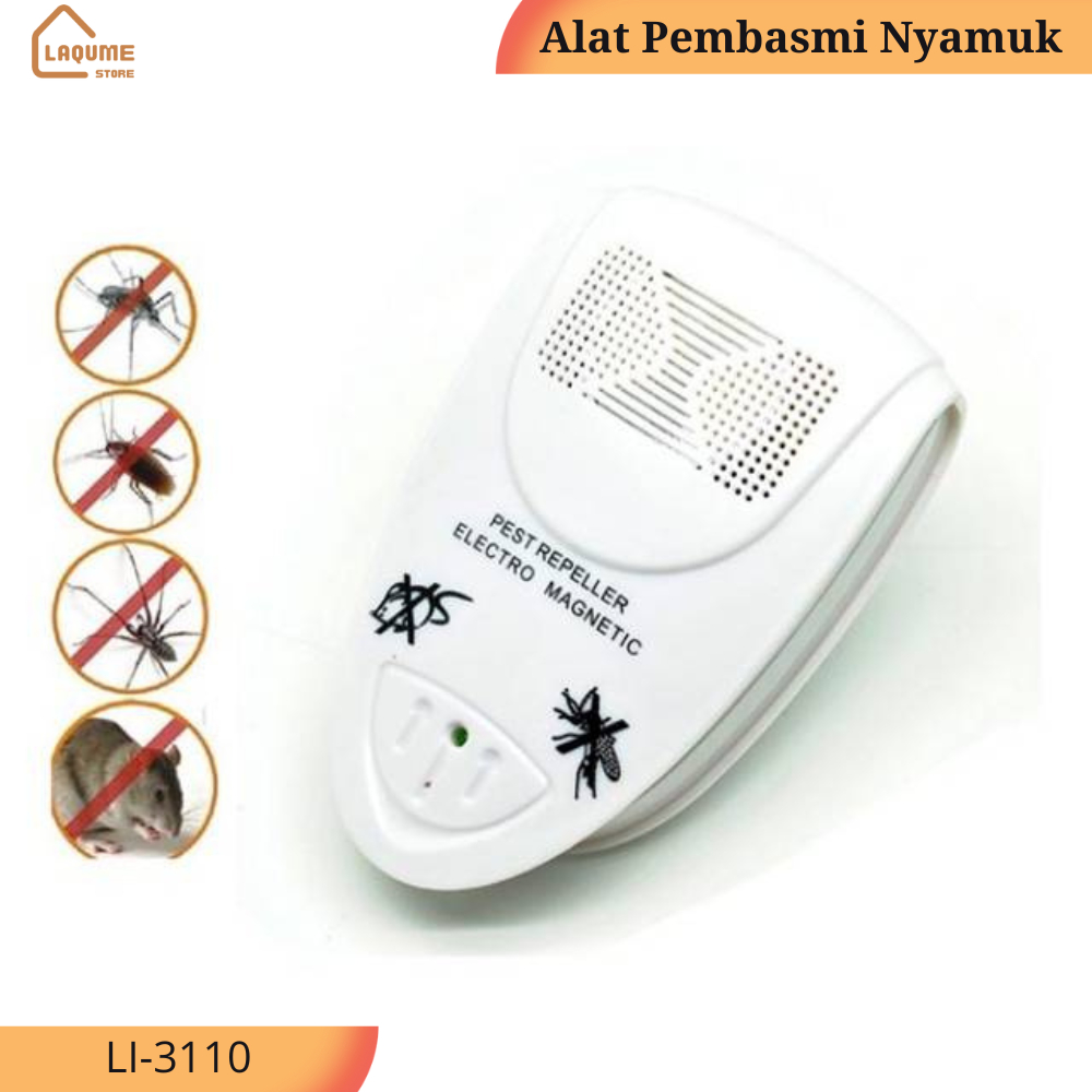 Alat Pengusir Nyamuk Tikus Kecoa Dengan Suara Ultrasonic Listrik Otomatis Tanpa Racun Bug Scare Ultr