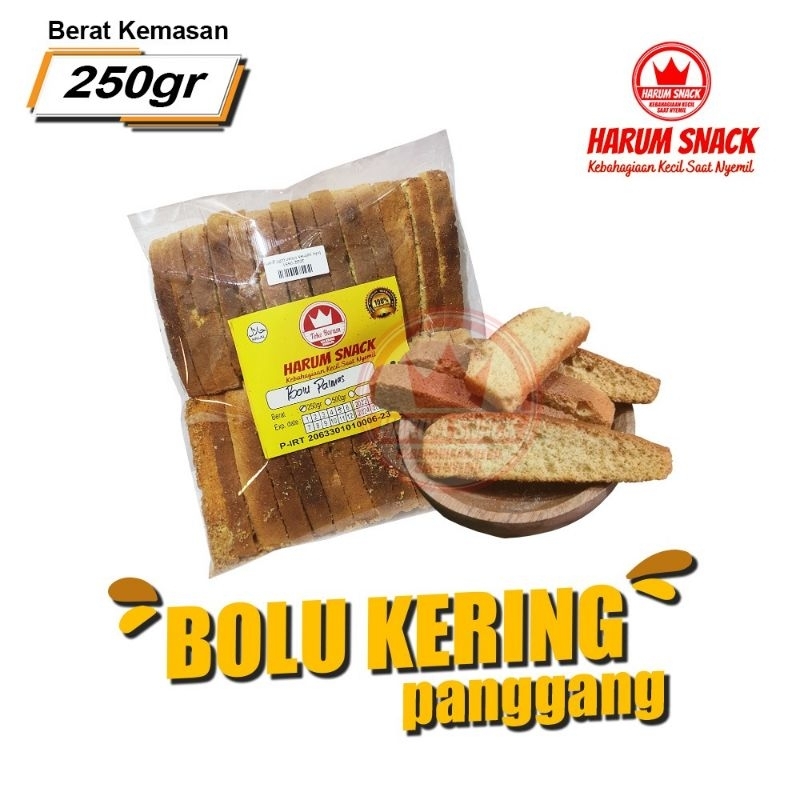 BOLU KERING PANGGANG 250 gram [Harum Snack Official] SNACK KILOAN CAMILAN CEMILAN RENYAH ENAK GURIH