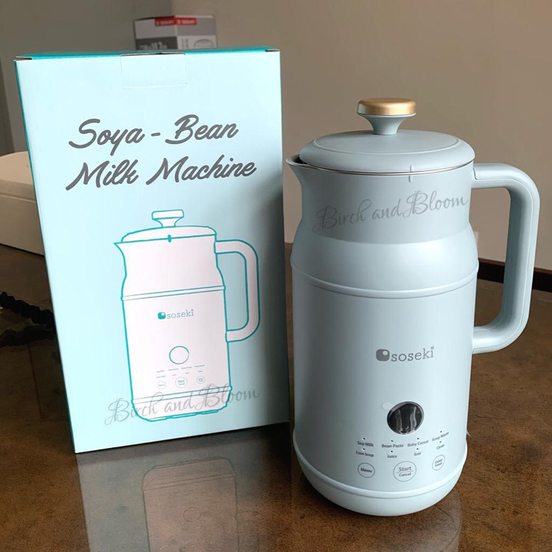 SOSEKI SOYMILK MAKER / mesin blender susu kacang multifungsi 600 ml dan 1000 ml / 8 menu soymilk