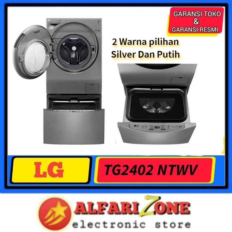 LG Twin wash mini TG2402NTWW 2kg Mesin cuci LG Mini wash TG2402NTWV TG2402