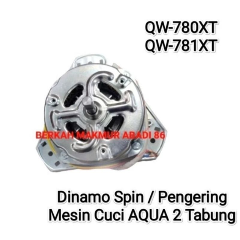 Dinamo Pengering Mesin Cuci Aqua QW-780XT QW-781XT Spin Pengering Aqua Qw780xt Qw781xt