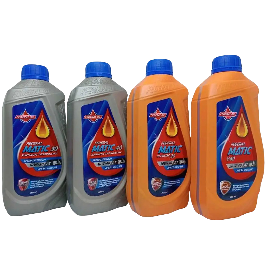 Federal Oli Scooter Matic Oil Series Varian isi 800ML (Dijamin ASLI) , Federal Matic 10W/40 , Federa
