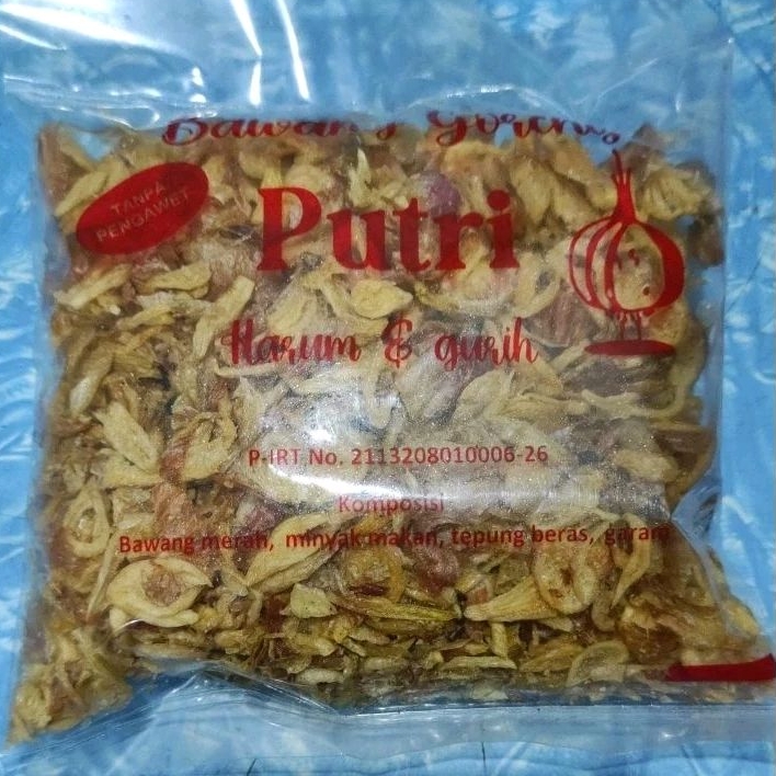 

BAWANG GORENG ASLI PUTRI/BAWANG TANPA PENGAWET