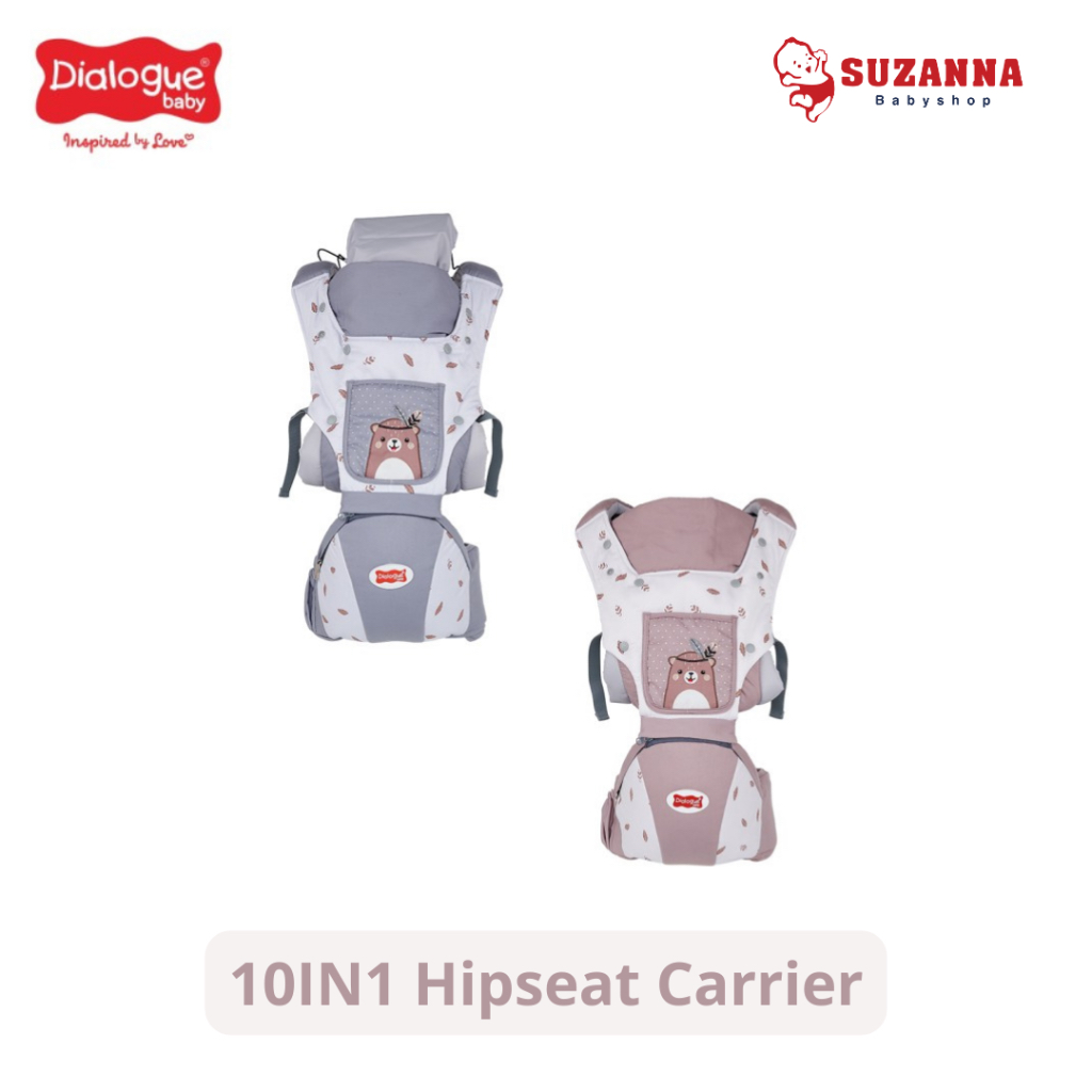 DIALOGUE Baby 10in1 Hipseat Carrier Bearie Series / Gendongan Bayi
