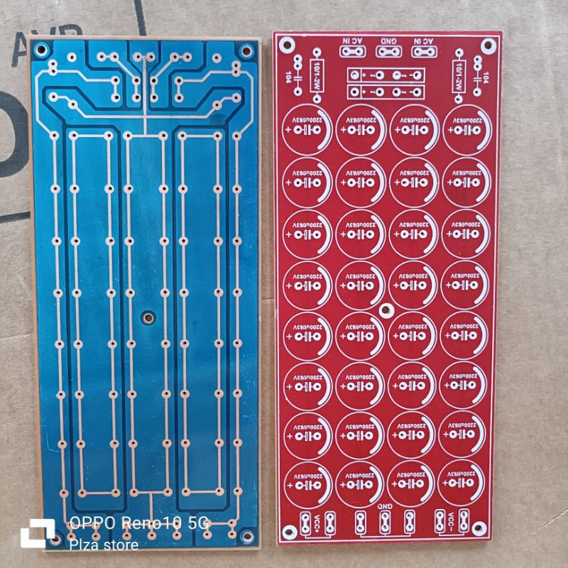 PCB PSU SERI PARALEL 32 ELCO DIAMETER 2CM