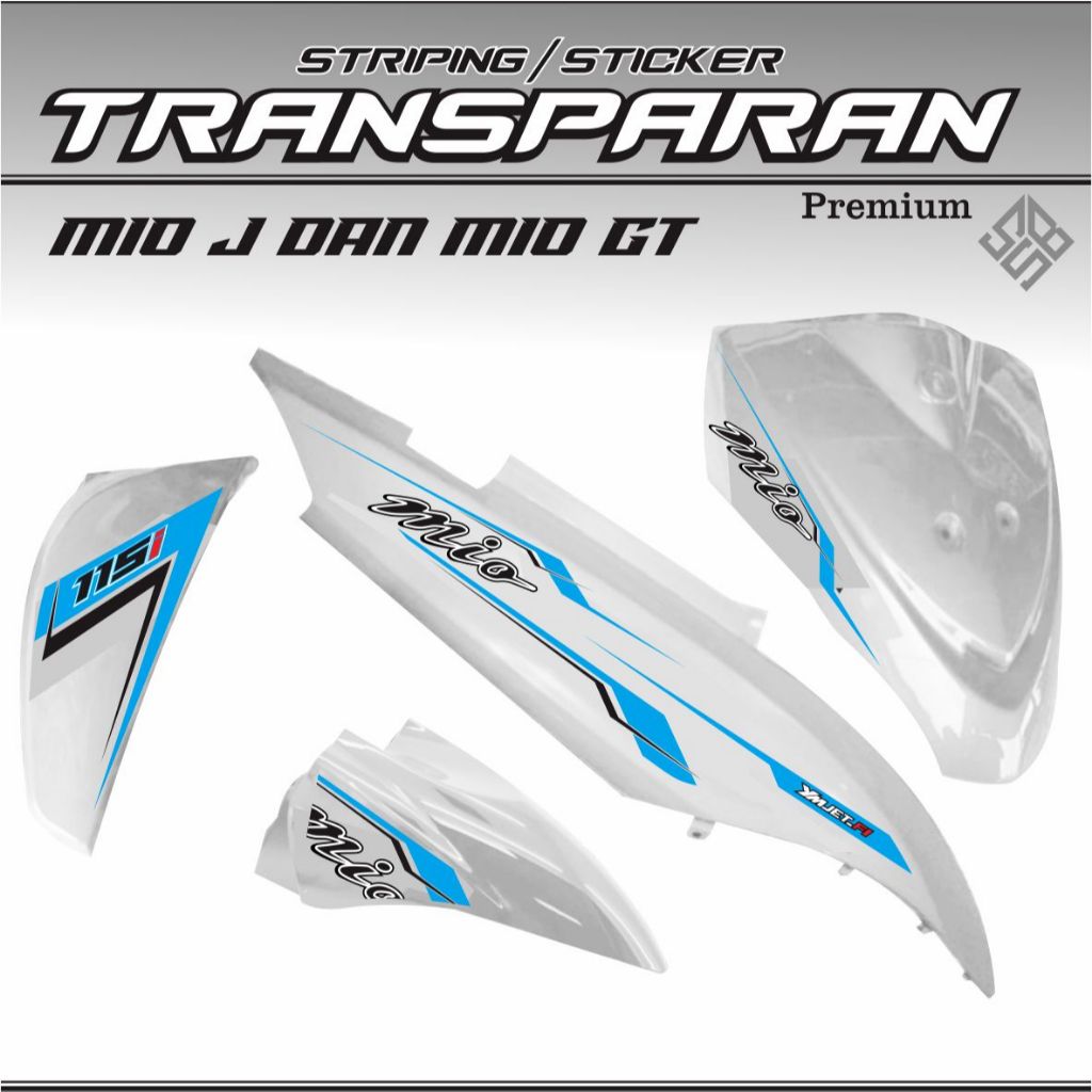 STRIPING STIKER TRANSFARAN STRIPING MOTOR MIO J/ MIO GT STRIPING MIO J