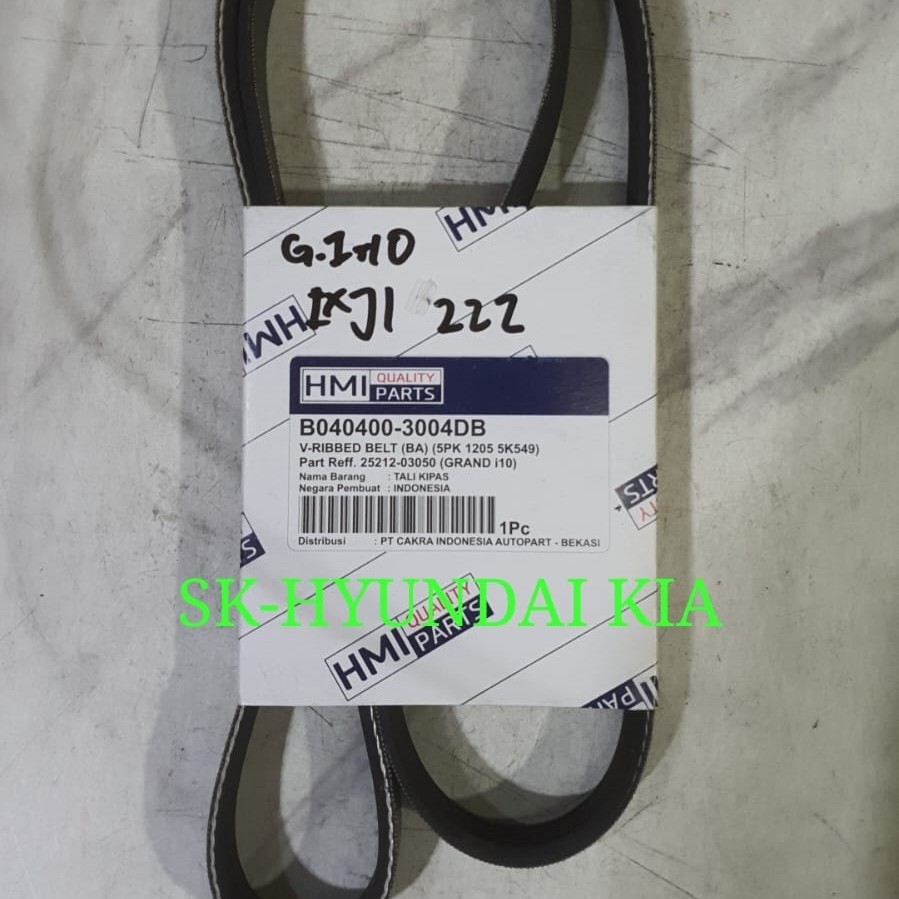 VANBELT VAN BELT 5PK-1205 HYUNDAI GRAND I10 - ASLI HMI