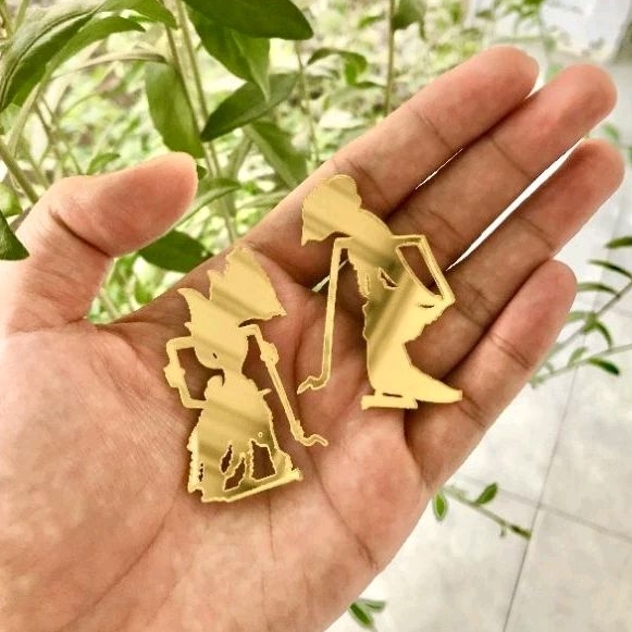 Sepasang Wayang Rama Sinta Aksesoris Mahar Nikah