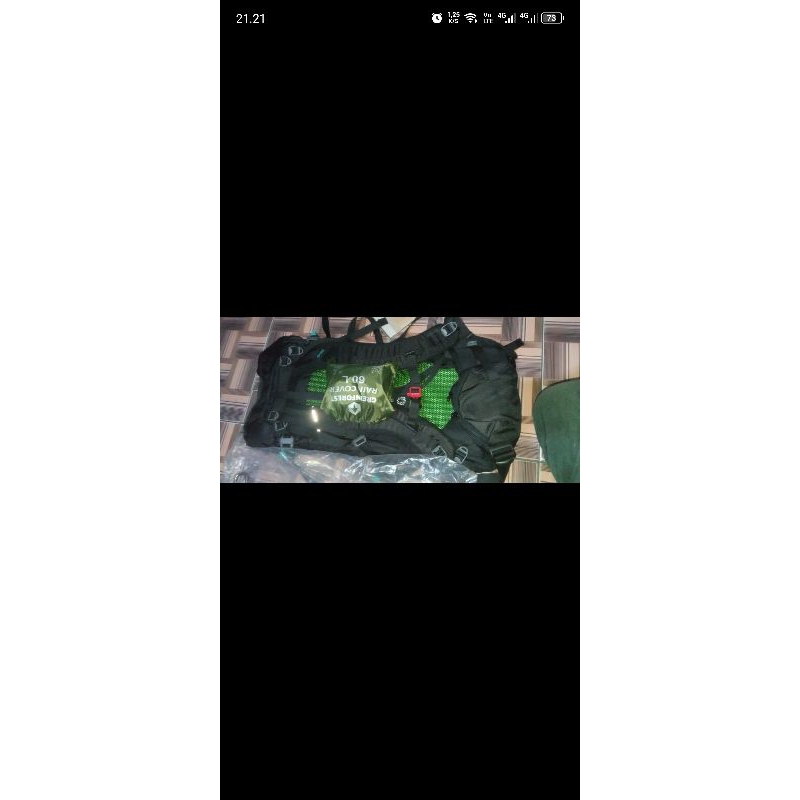 Tas Gunung Greenforest 60L