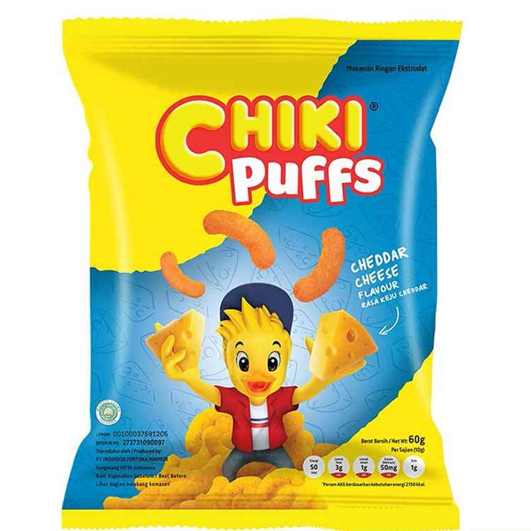 

CHIKI Snack Puffs Cheddar Cheese 60gr